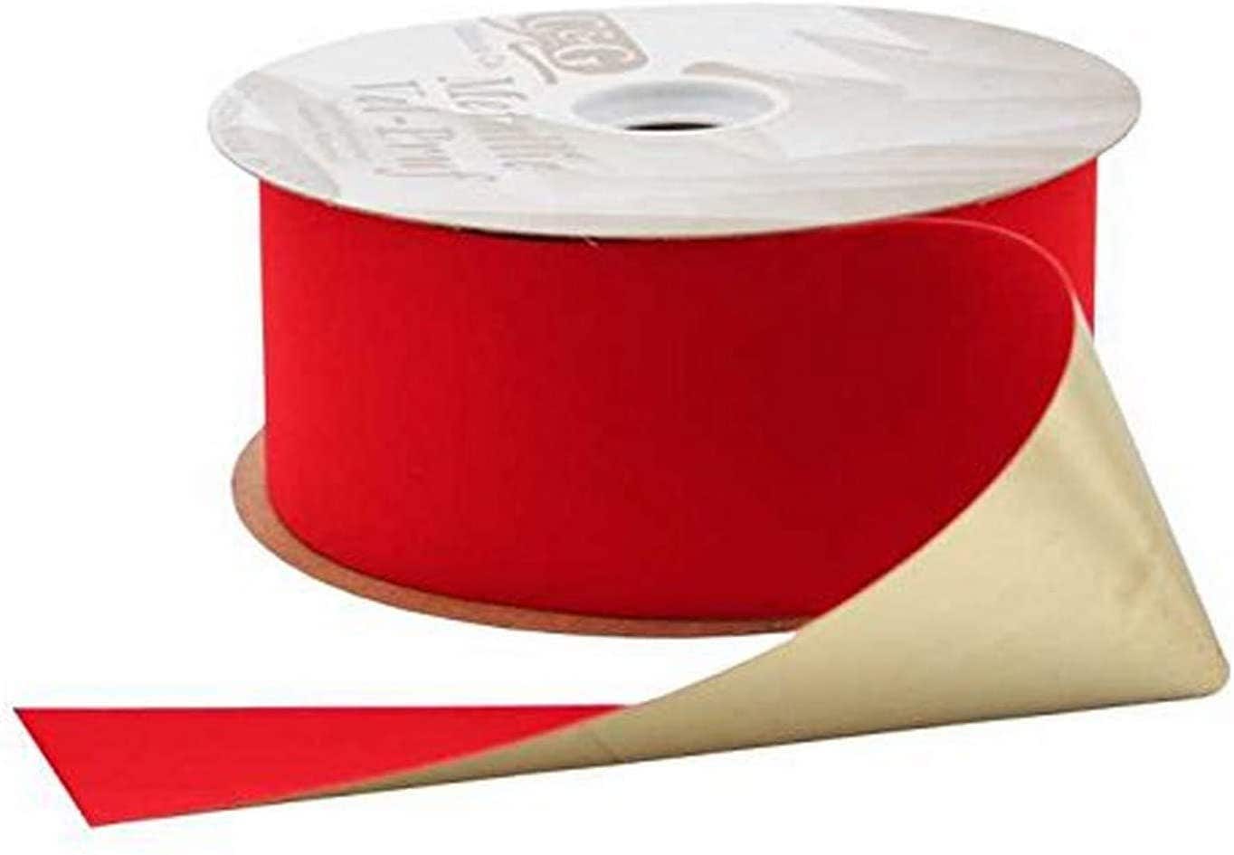 #40 Red Vel-Pruf Ribbon, 100-Yards