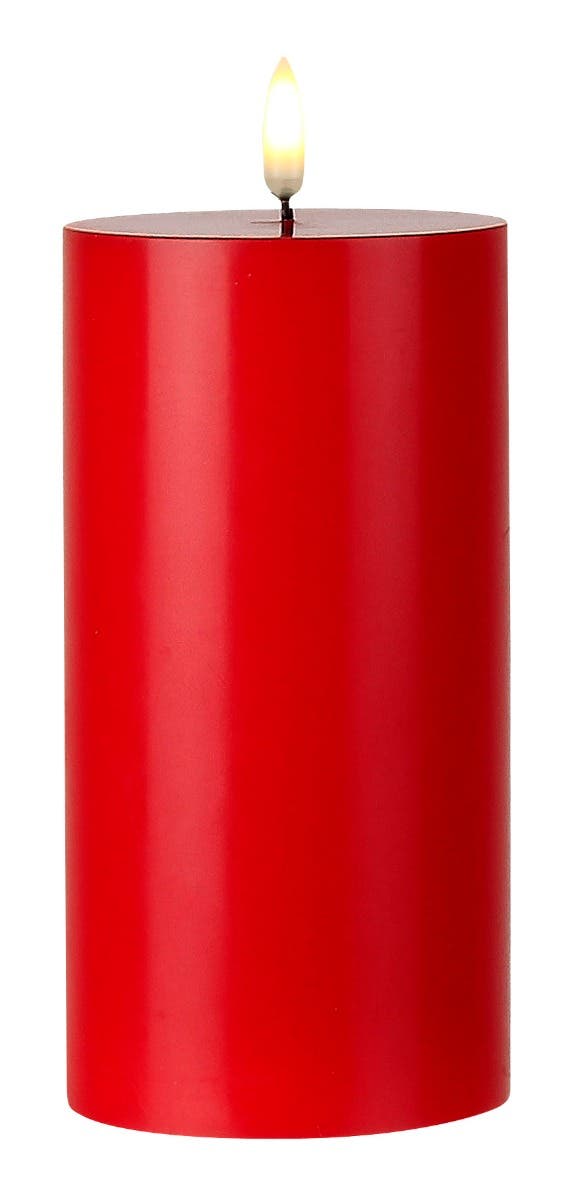 2.8 x 6 Wrapped Red Pillar Candle