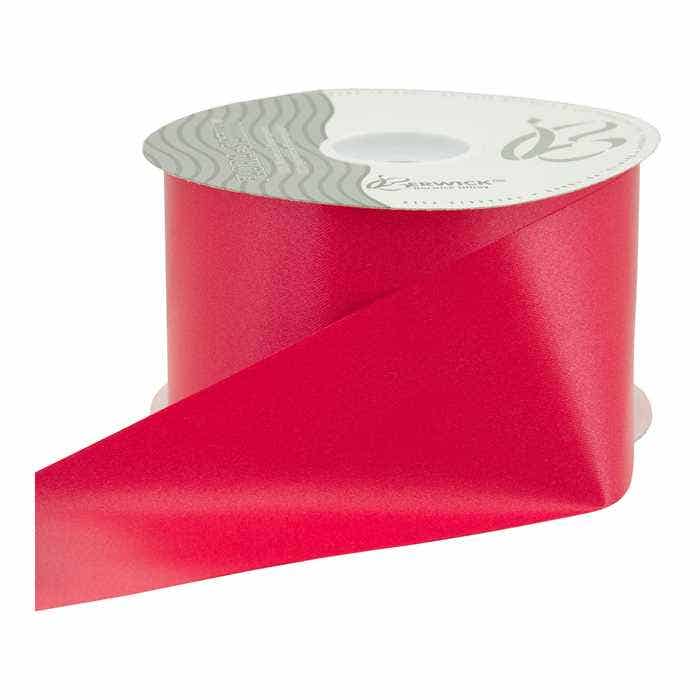 #9 Hot Red Satin Ribbon, 100-Yards