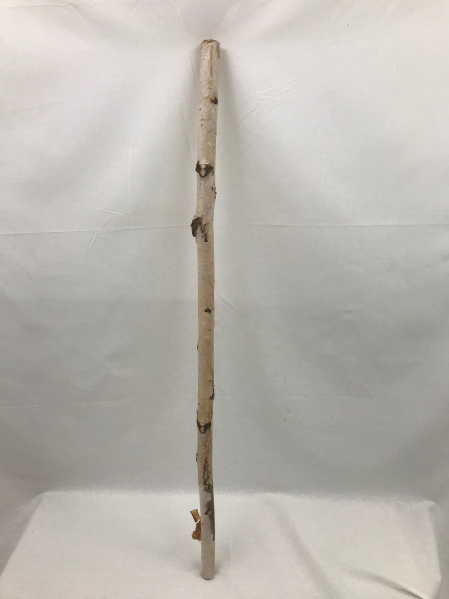 4' x 1 to 2 Natural Birch Pole