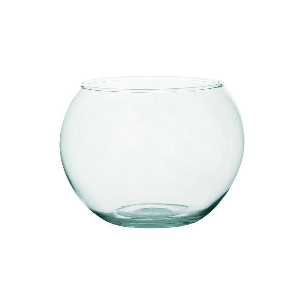 8 Clear Glass Bubble Ball Vase