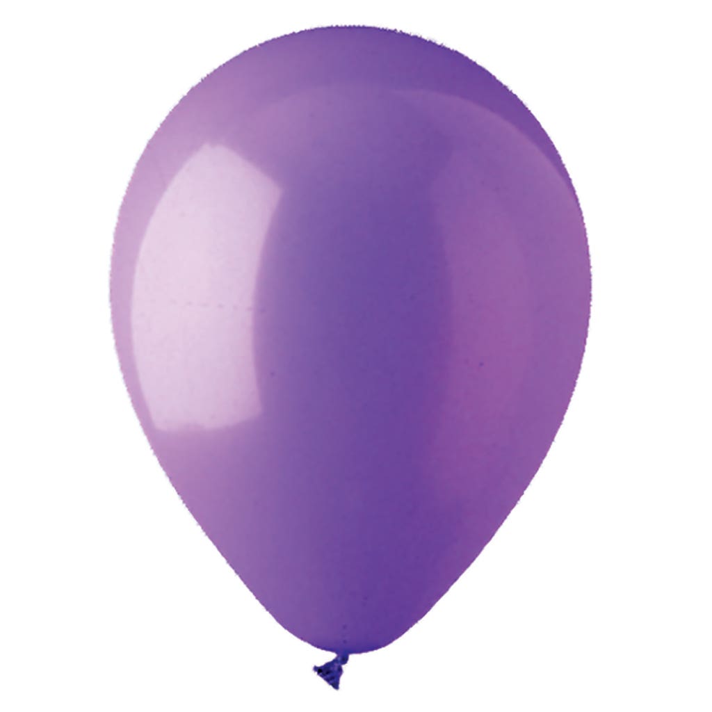 12 Purple Latex Balloons, 100-Bag