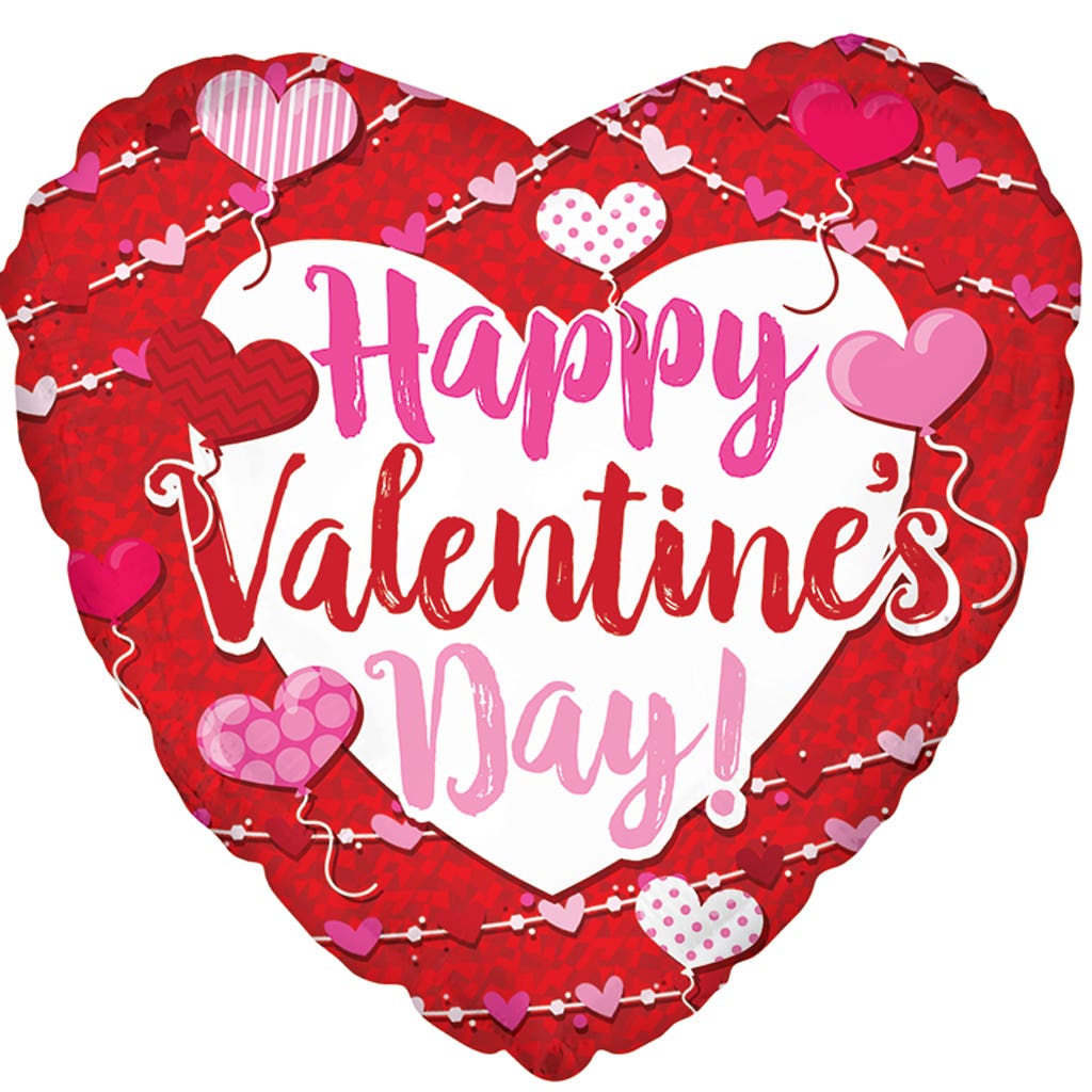 17 Valentine's Day Balloons, 5-Pack