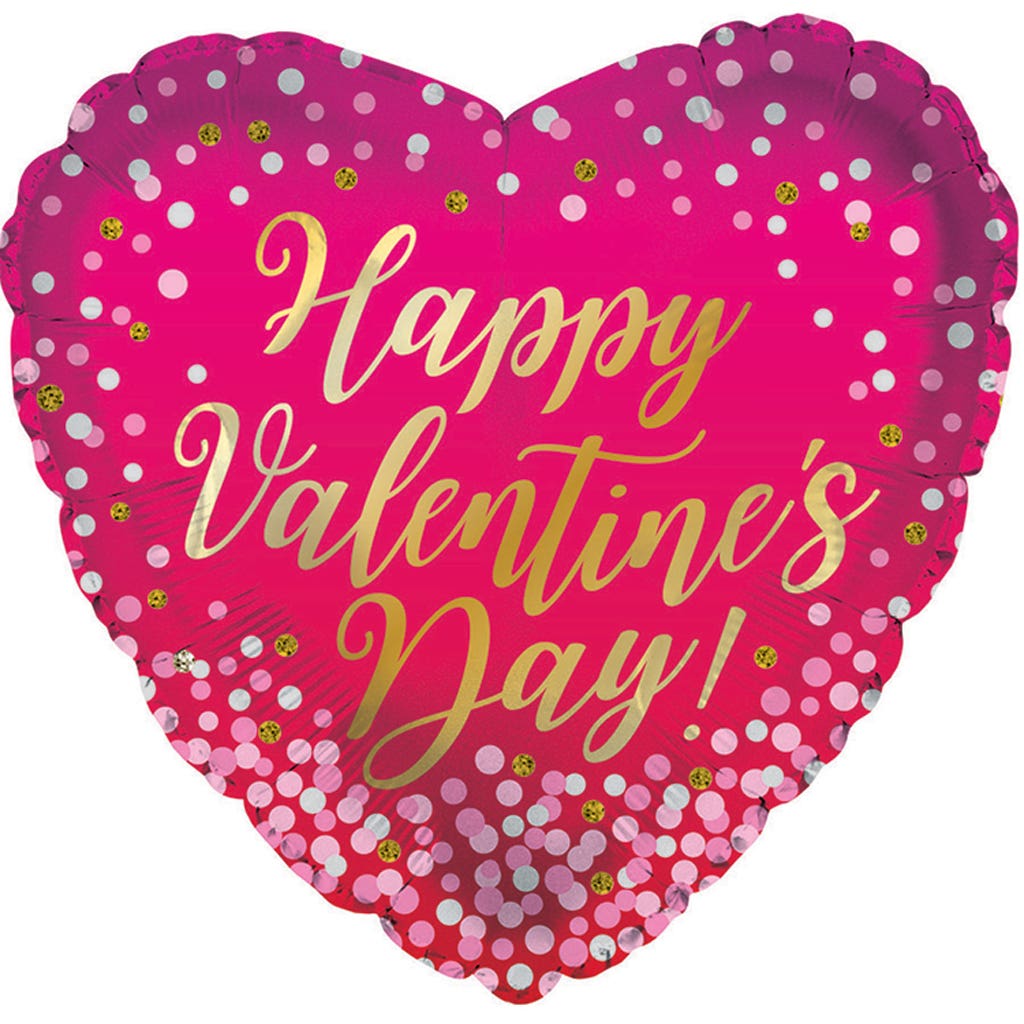 17 Valentine's Day Heart Balloons 5Pack