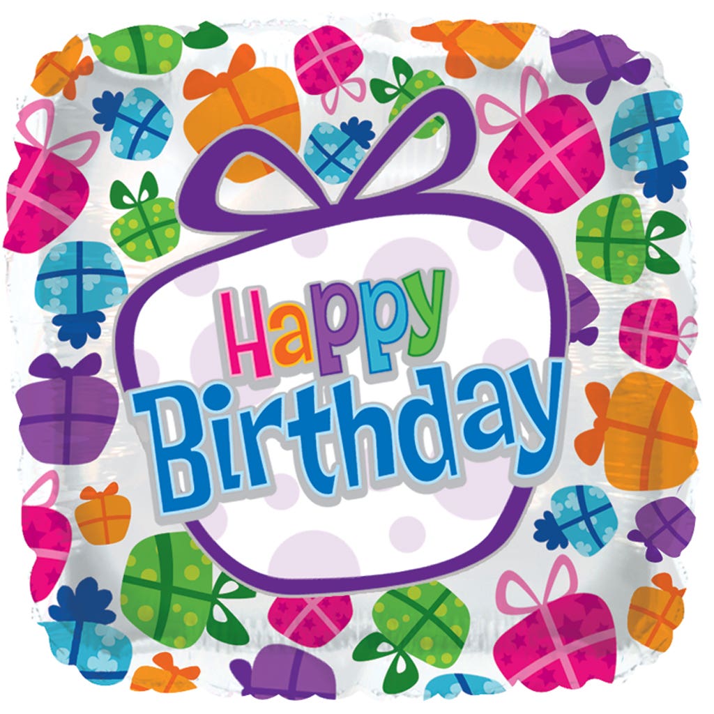 17 Dancing Presents Birthday Balloons