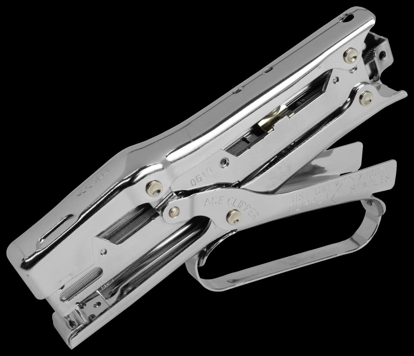 Chrome 702 Clipper Plier Stapler