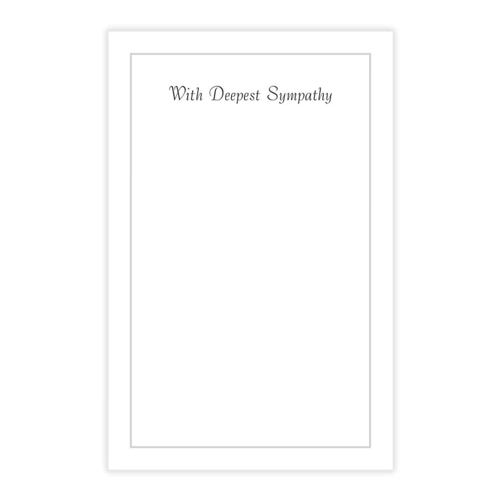 With Sympathy Cards, 50-Pack