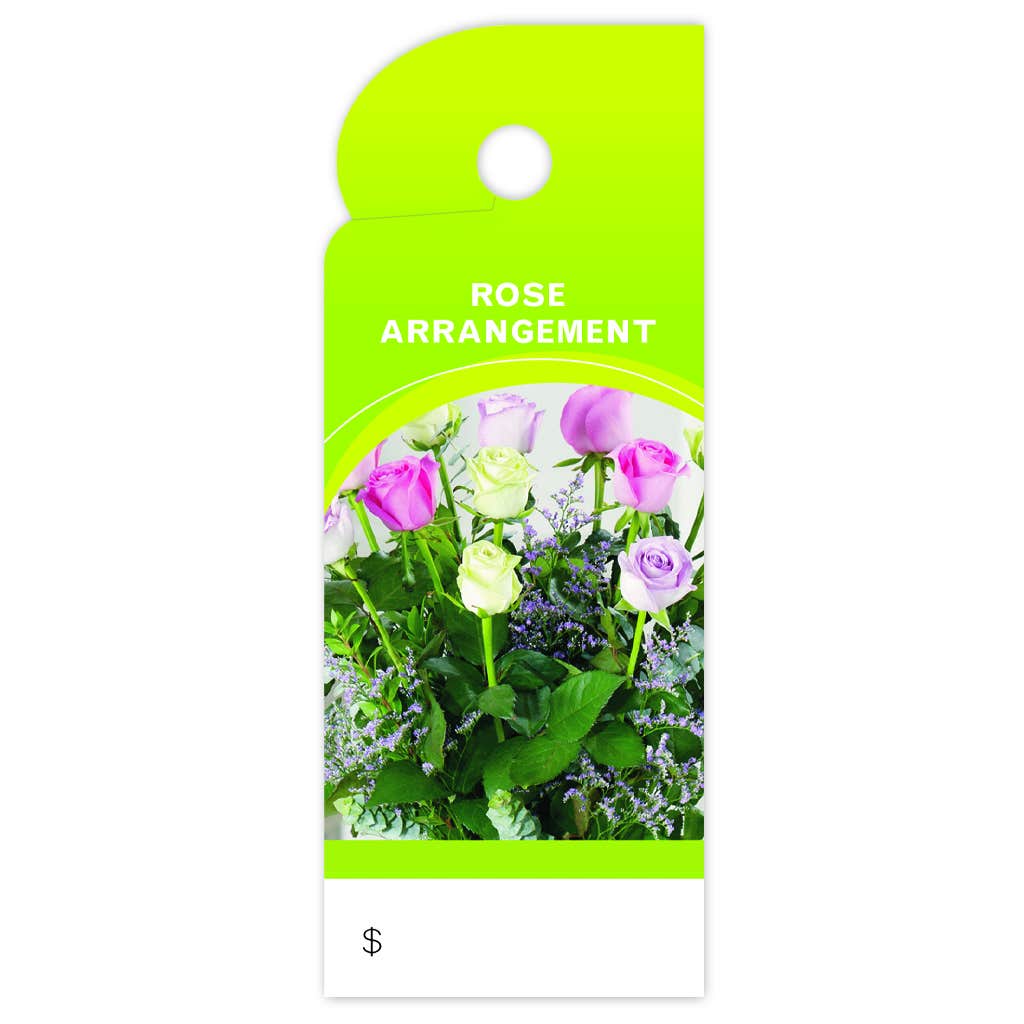 Rose Arrangement Tags, 100-Pack