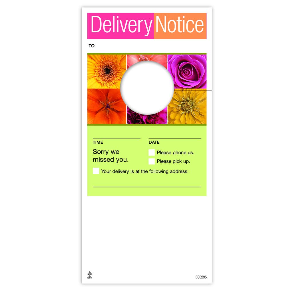 Delivery Notice Tags, 100-Pack