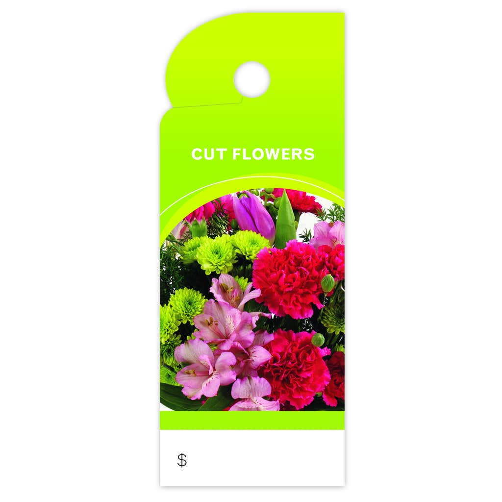 Cut Flowers Trim Tags, 100-Pack