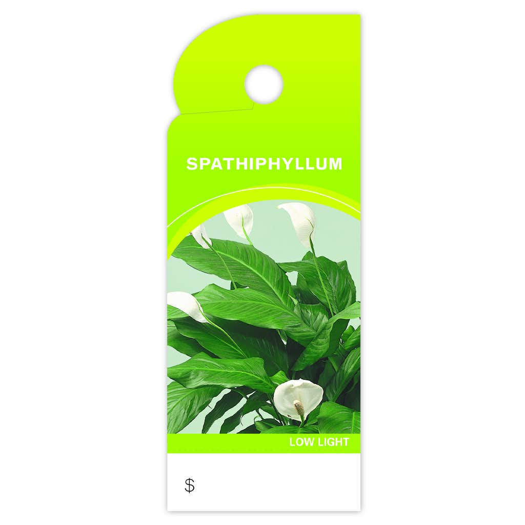 Spathiphyllum Trim Tags, 100-Pack