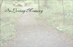 2.25 x 3.5 In Loving Memory Cards, 50