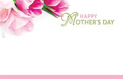 2.25 x 3.5 Mother's Day Tulip Cards, 50