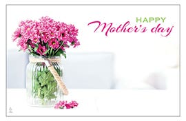2.25 x 3.5 Pink Mother's Day Cards, 50