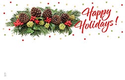 2.25 x 3.5 Holiday Cards, 50-Pack