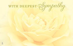 2.25 x 3.5 Deepest Sympathy Cards, 50