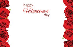 2.25 x 3.5 Valentine's Day Cards, 50