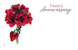 2.25 x 3.5 Anniversary Roses Cards, 50
