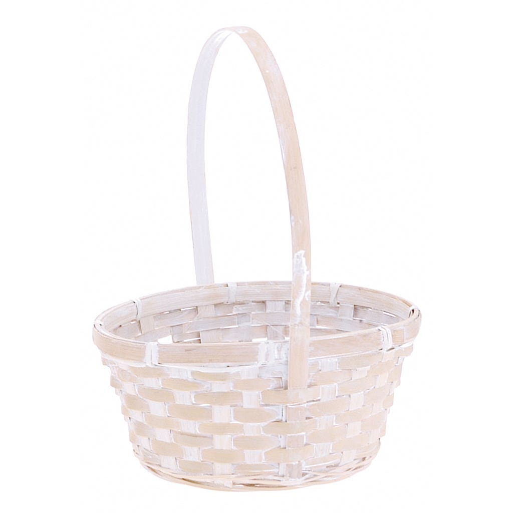 8.5 Oval Bamboo Baskets, 12-Bag