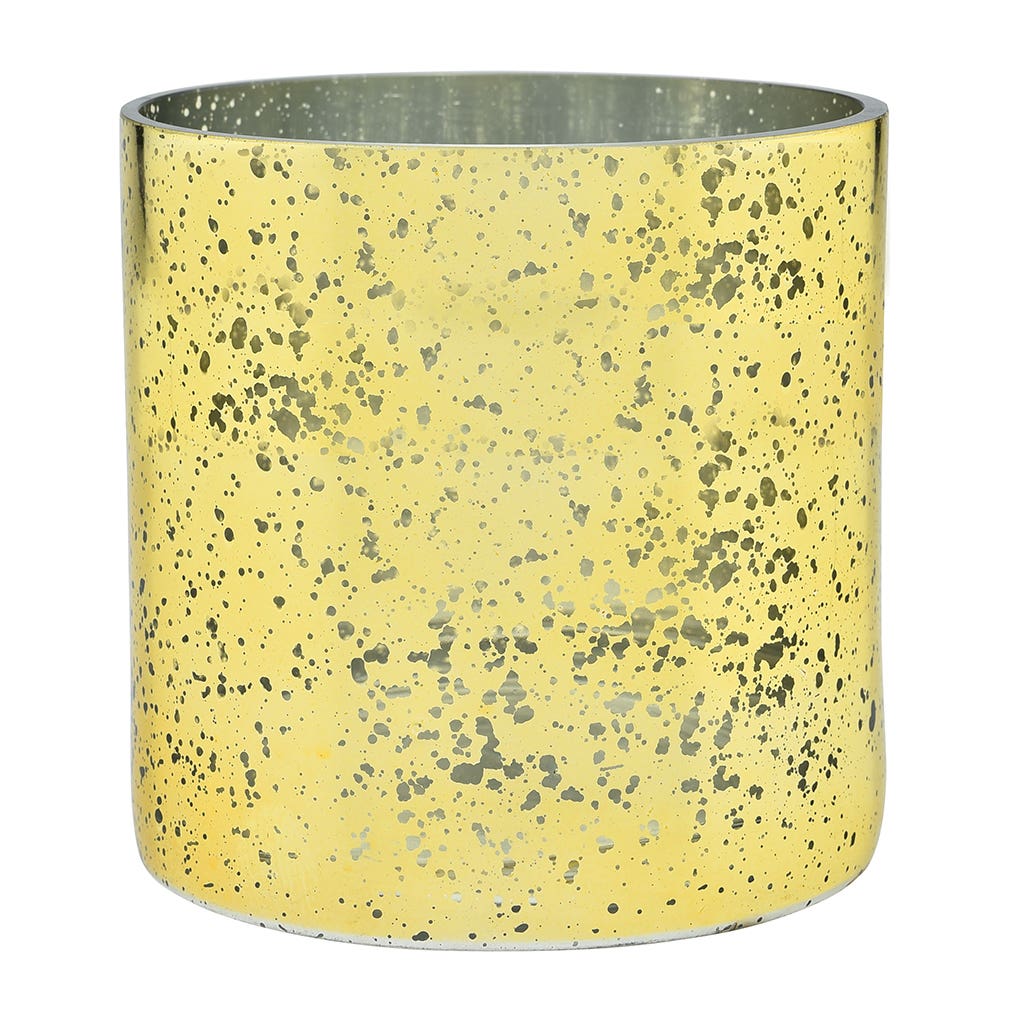 5 Gold Mercury Glass Cylinder