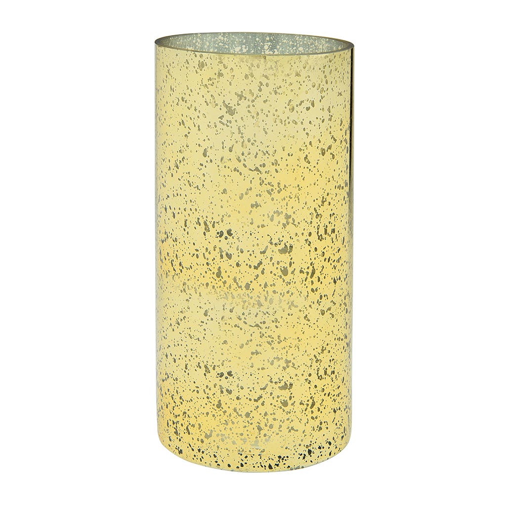 10 x 5 Gold Mercury Glass Cylinder