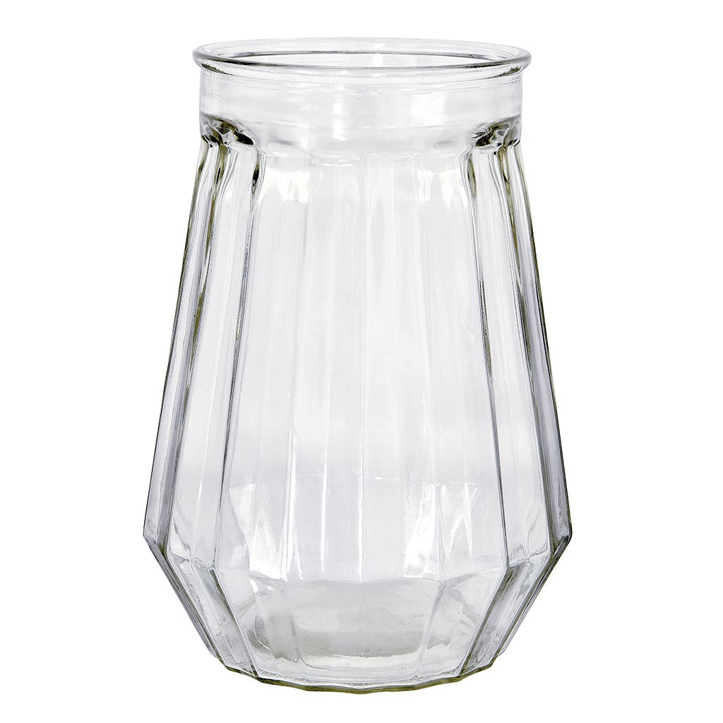 11 Jumbo Clear Glass Vase