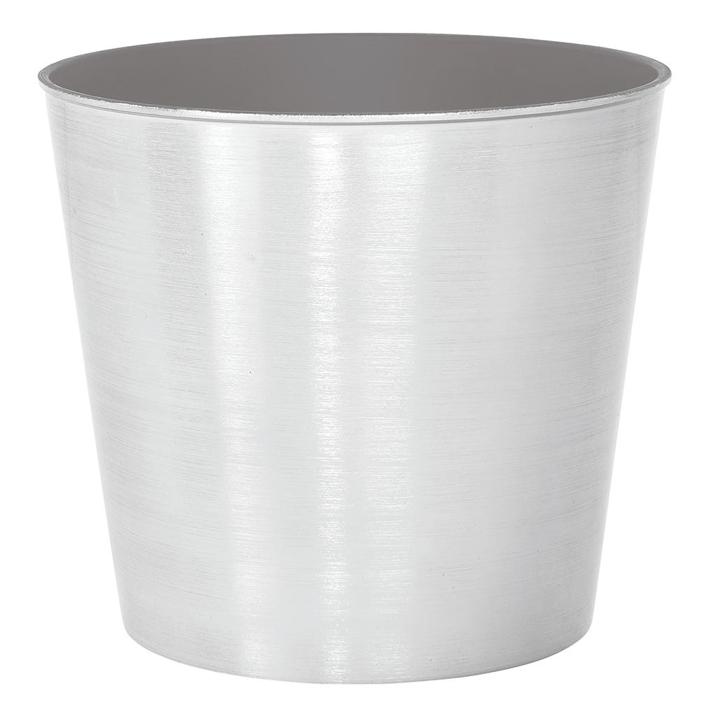 4.75 Round White Plastic Pot