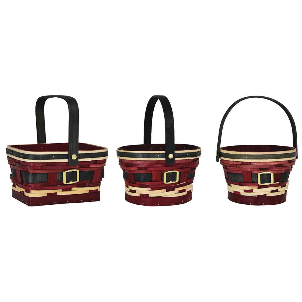Christmas Baskets With Handles