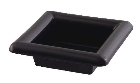 5 x 5 x 2 Black Plastic Arranger