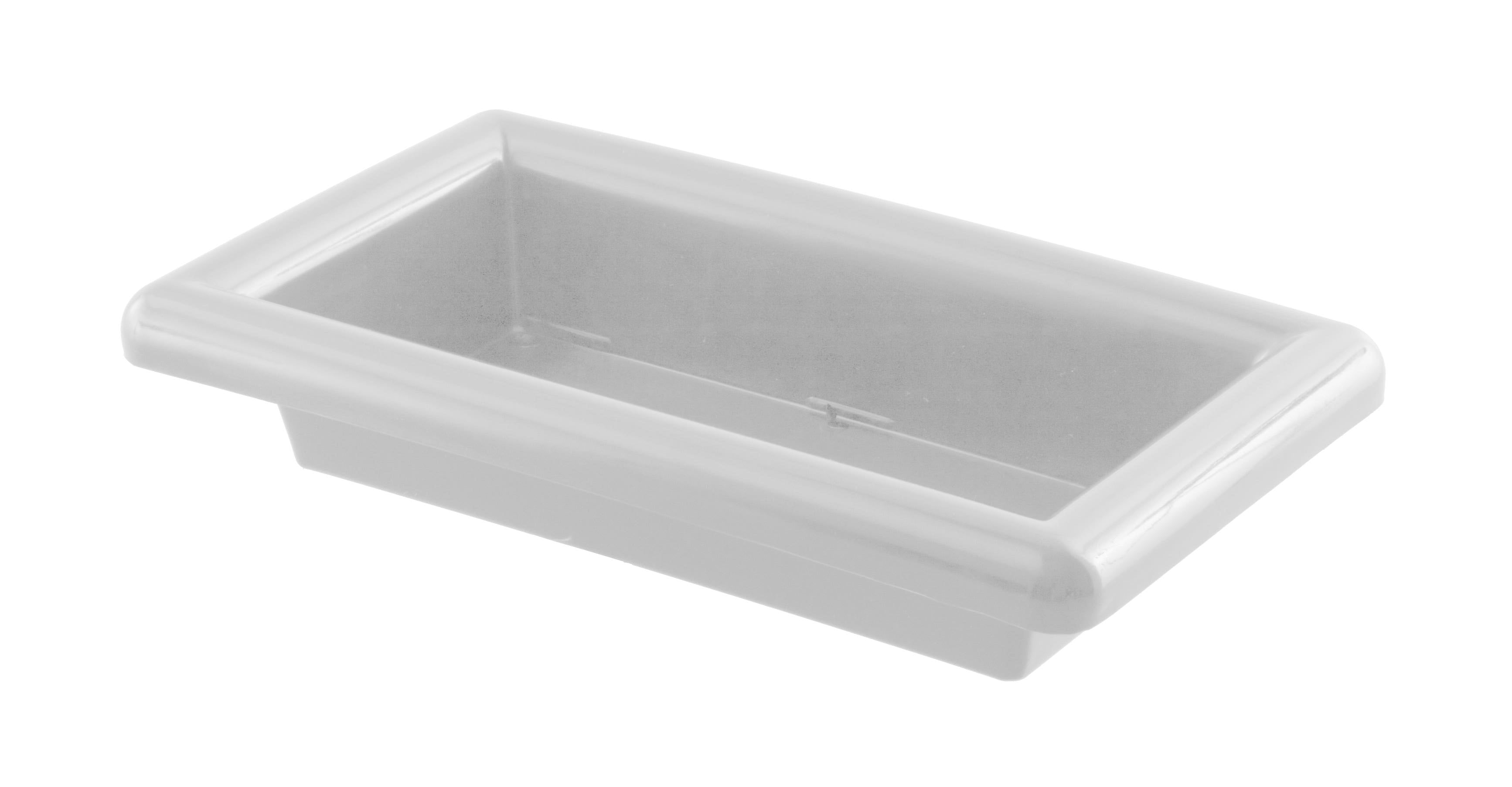 10 x 5 x 2 White Plastic Arranger