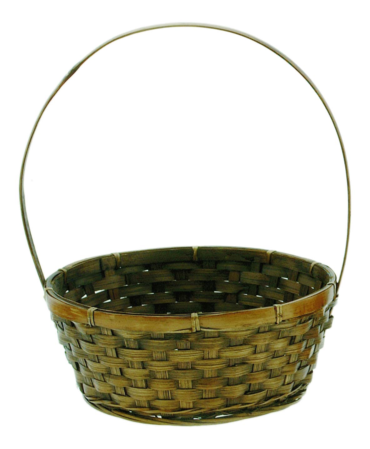 10.5 Brown Bamboo Basket with Liner