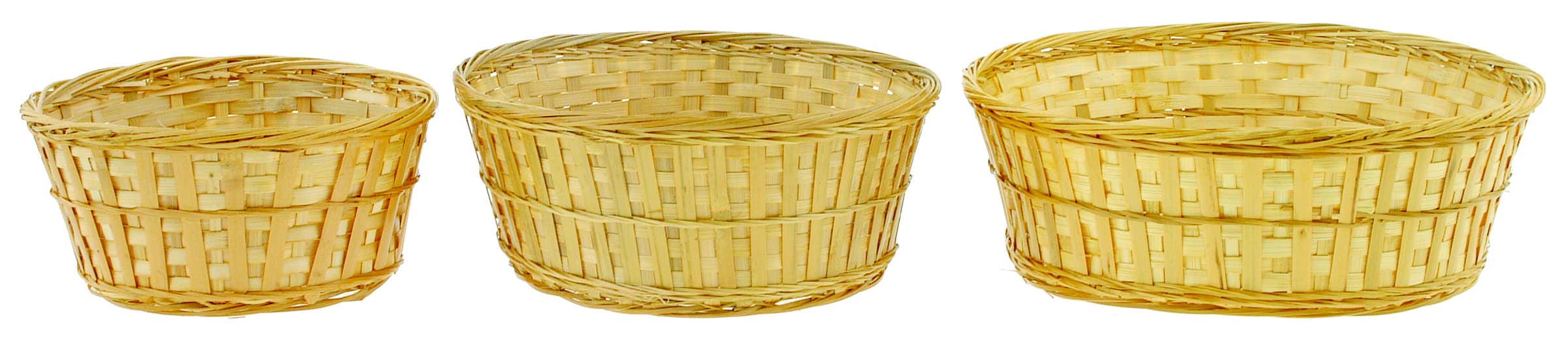 4.25 x 10 Natural Bamboo Basket
