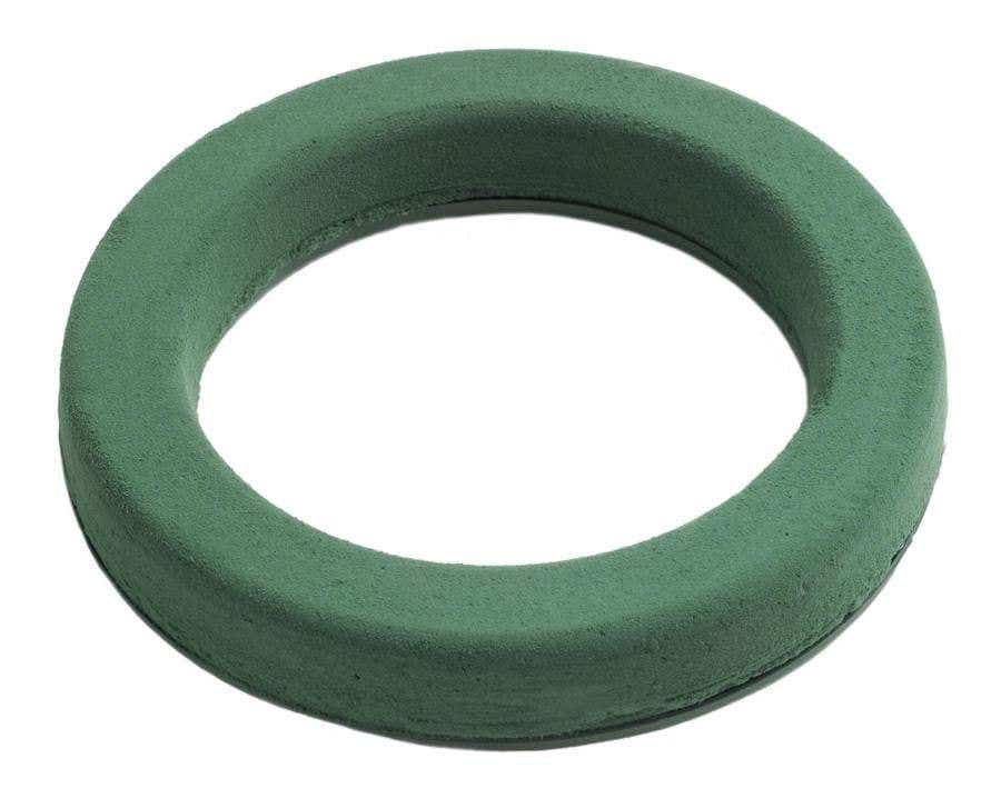 12 Green Foam Ring Holders, 2-Pack