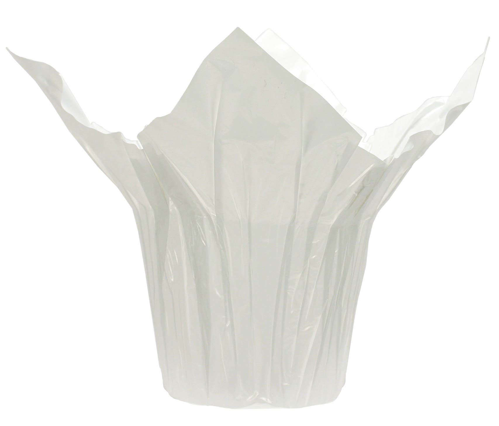 10 Pearl White Pot Covers, 50-Pack