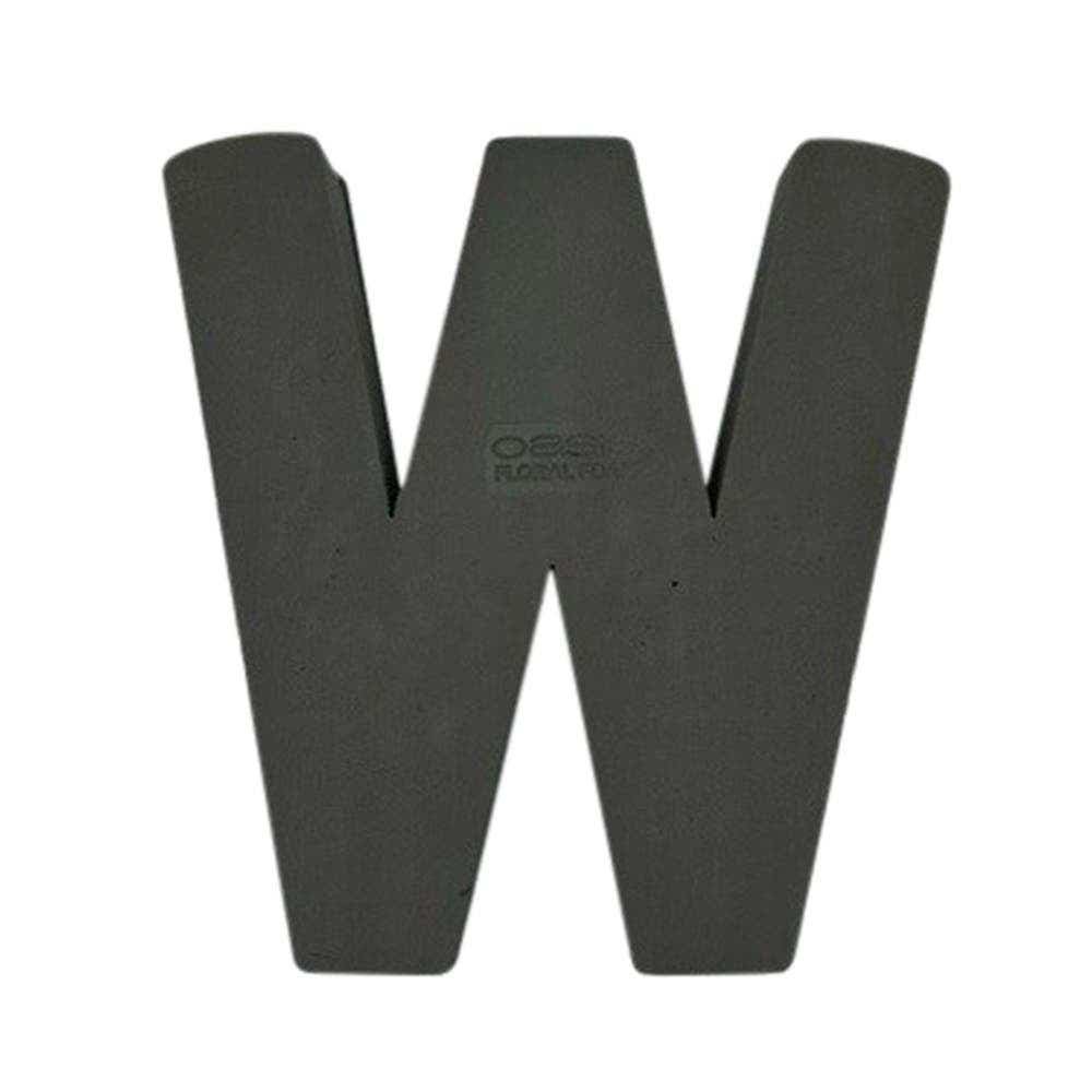 Letter W Midnight Foam