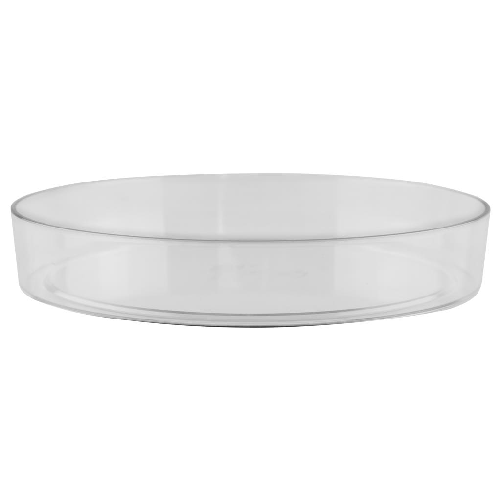 8.5” Clear Plastic Designer Trays, 21