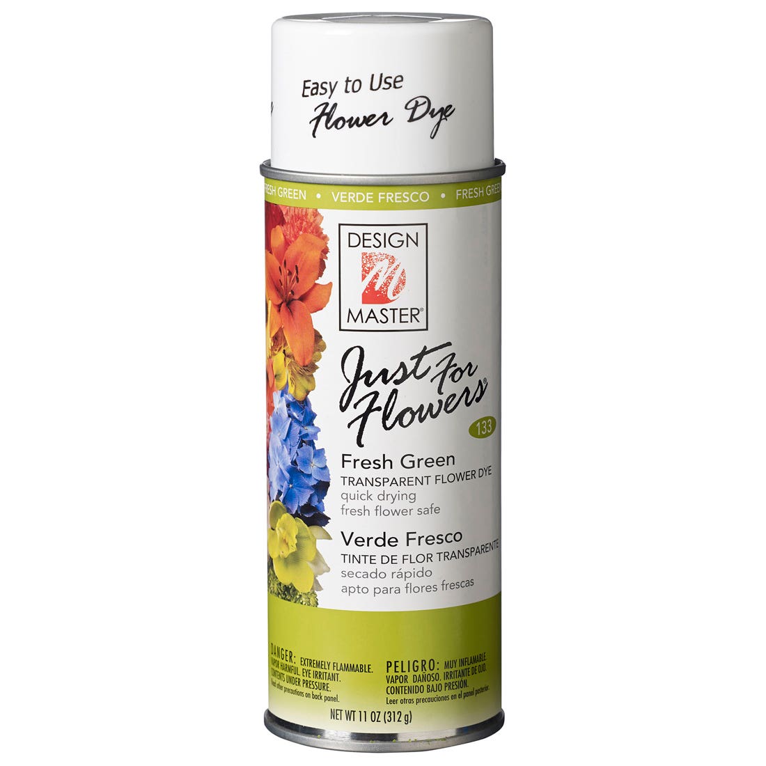 11 oz Green Flower Spray Paint