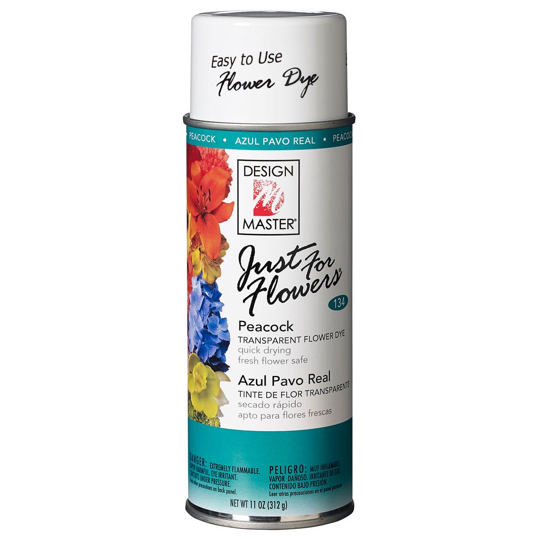 11 oz Peacock Green Flowers Spray Paint