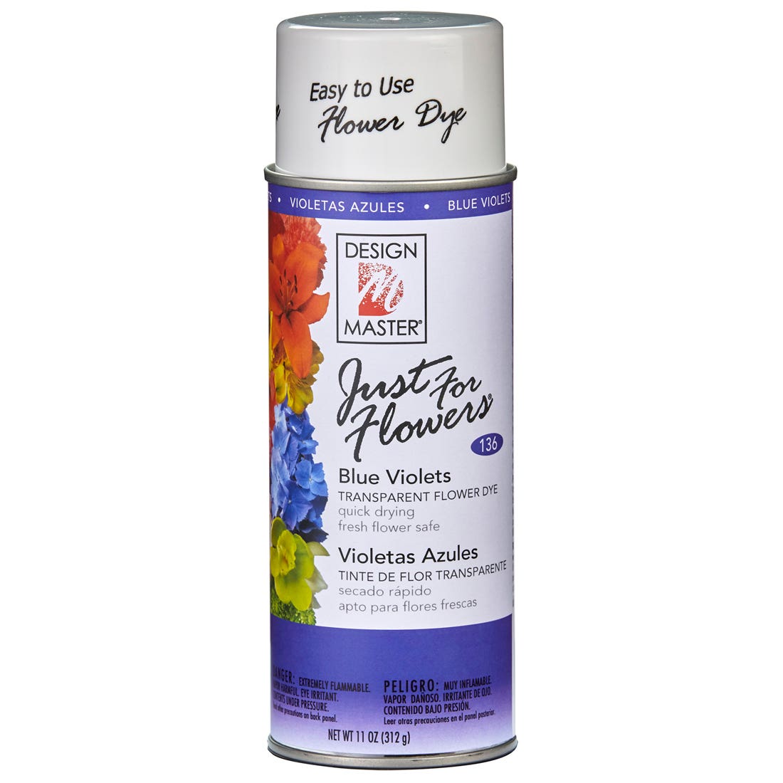 11 oz Blue Violets Flower Spray Paint