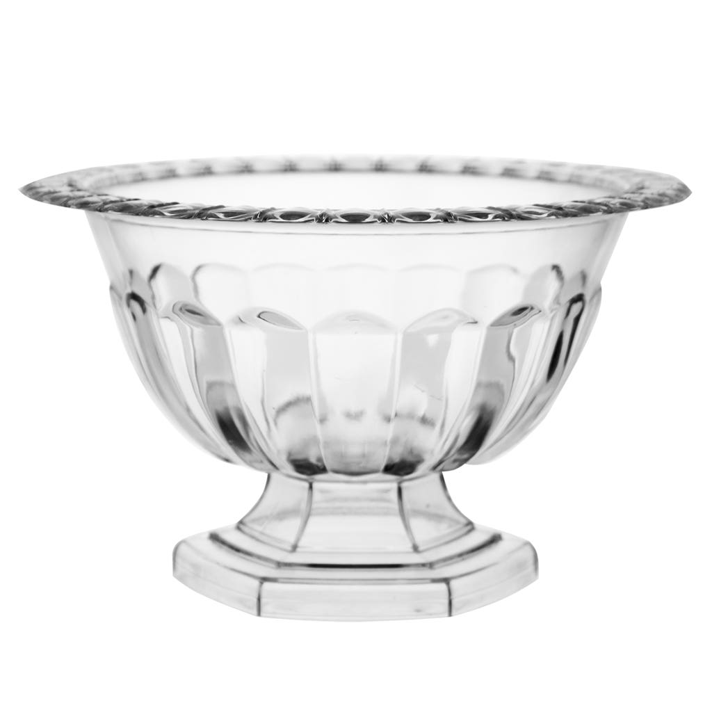 5 Clear Plastic Abby Compote Bowl