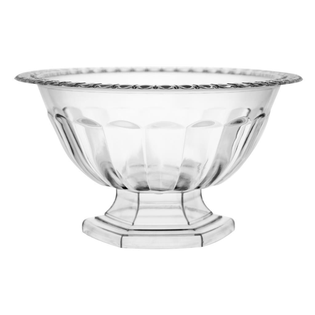 5.75 Clear Plastic Abby Compote Bowl