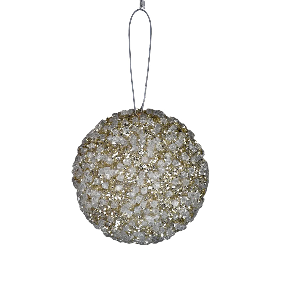 5" Champ Beaded Ball Ornament