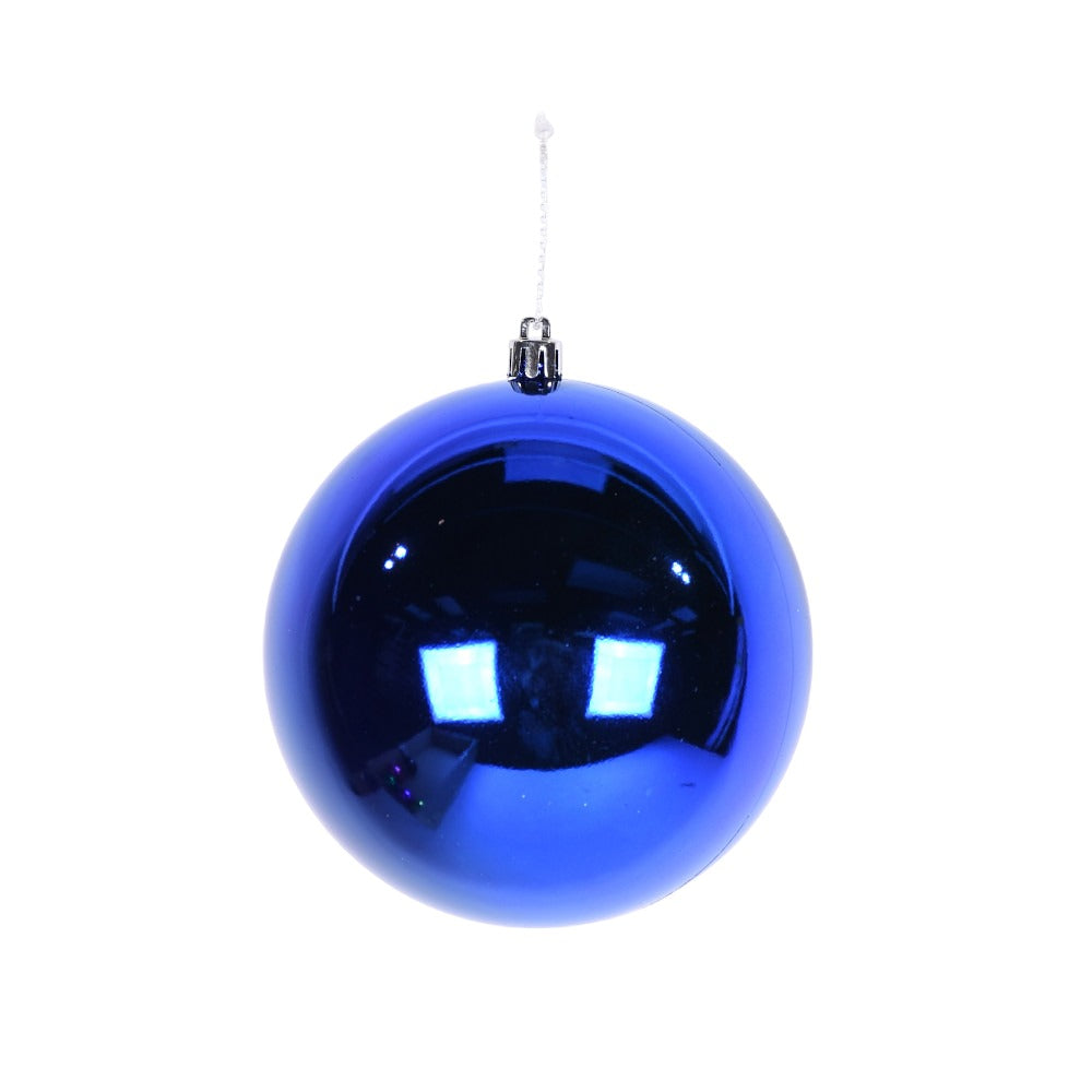 120MM Shiny Cobalt Ball Ornament, 2-Box