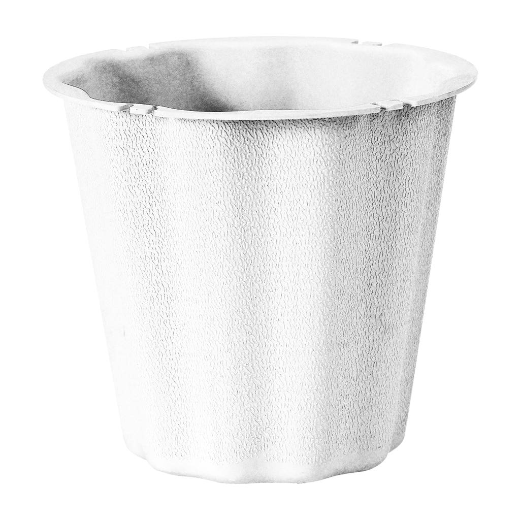 7.5 White Plastic Versatile Container ~