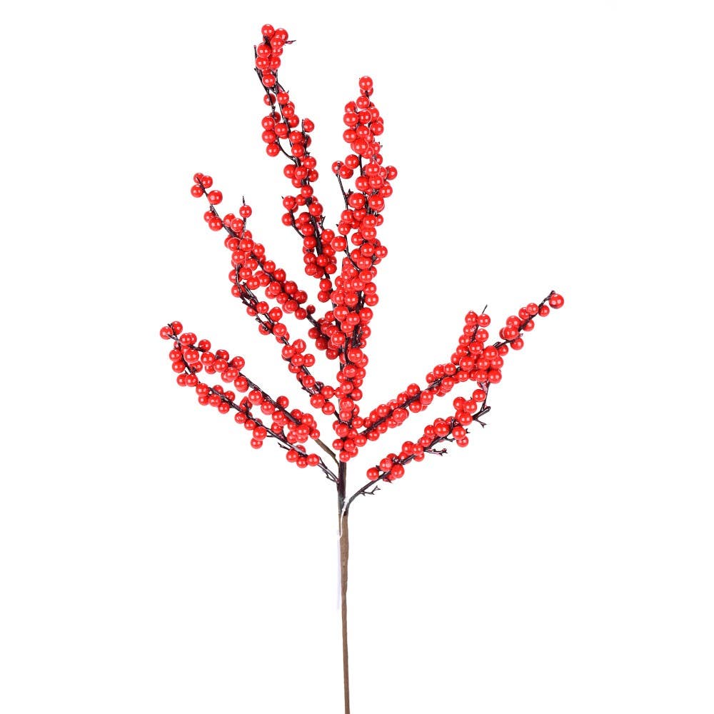 24 Red Water Resistant Berry Spray