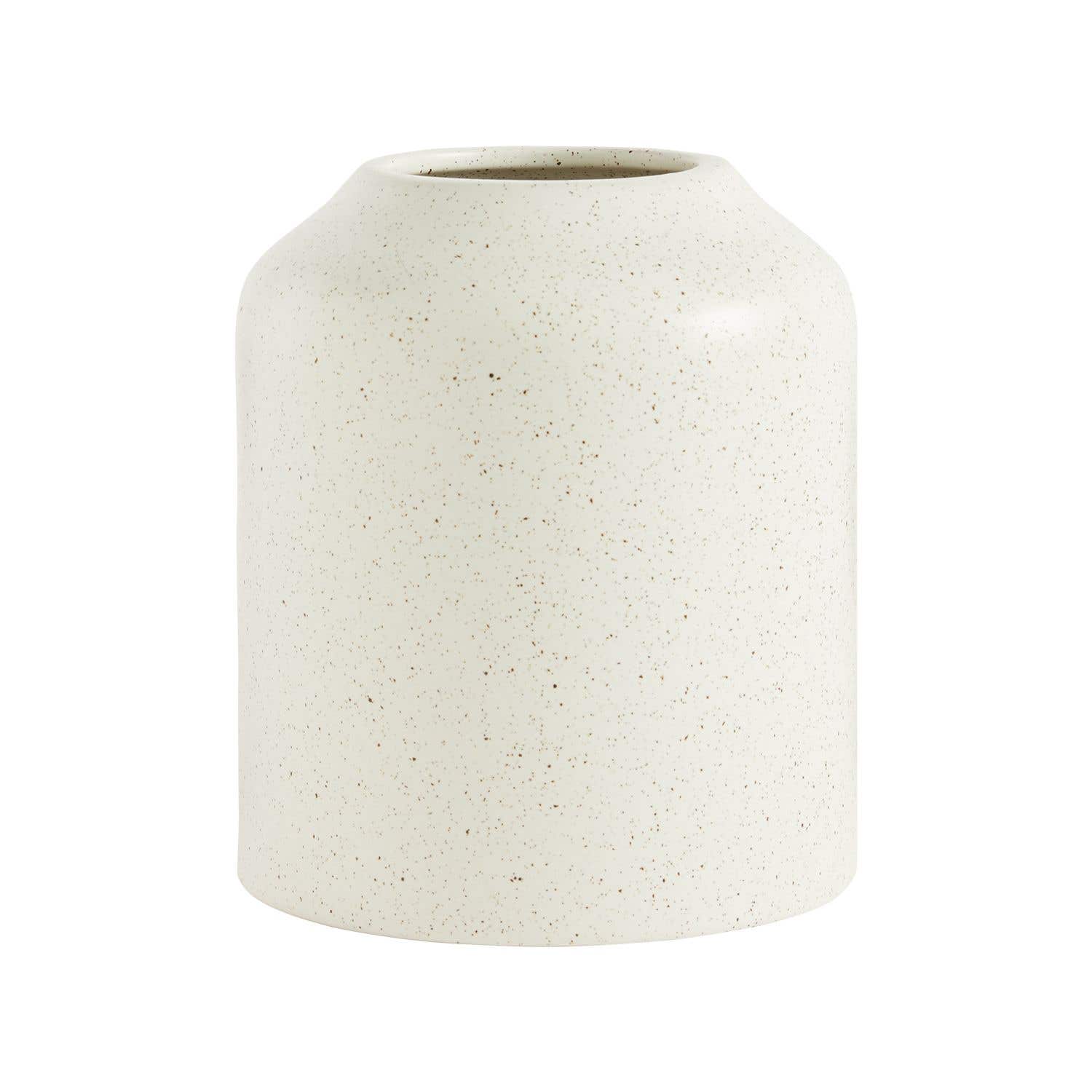 5x5.75 White Flynn Ceramic Vase, 12