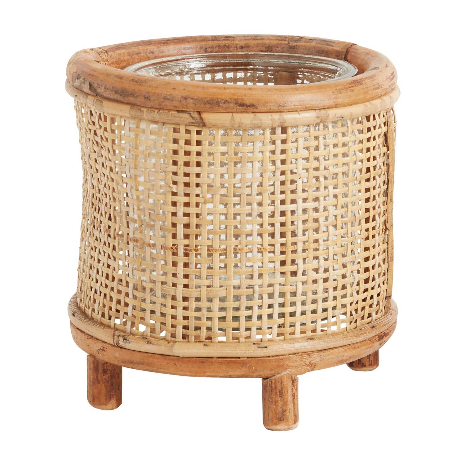 6.5x6.75 Wood Orsen Candleholders, 6