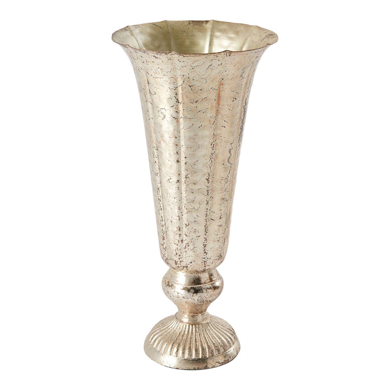 8 x 16.75 Silver Lita Vase