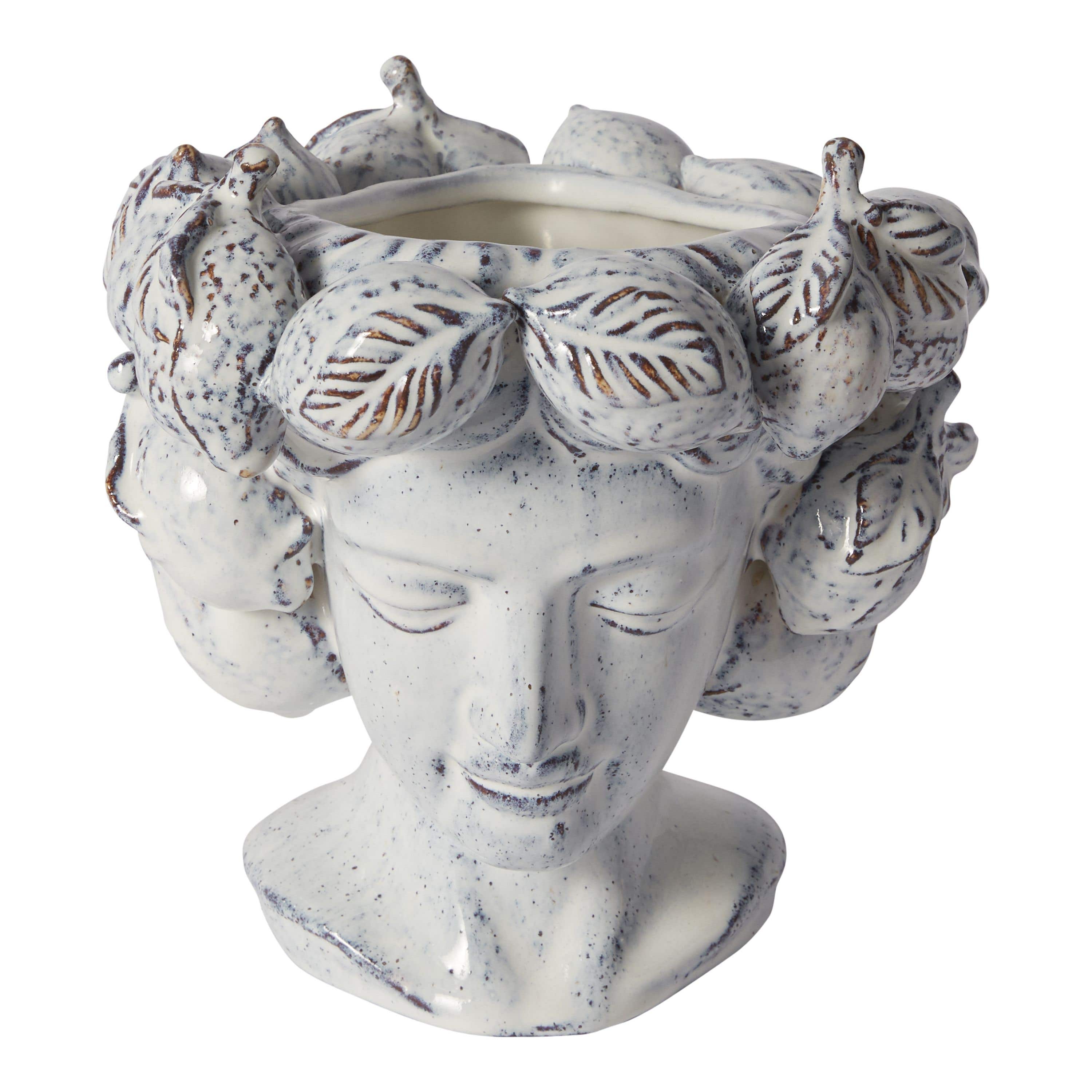 9.25x8x9 White Lady Lemon Vase, 2-Case