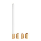 1x1.75 Gold Tune Metal Candlesticks, 20